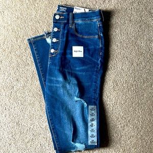 High rise jeans